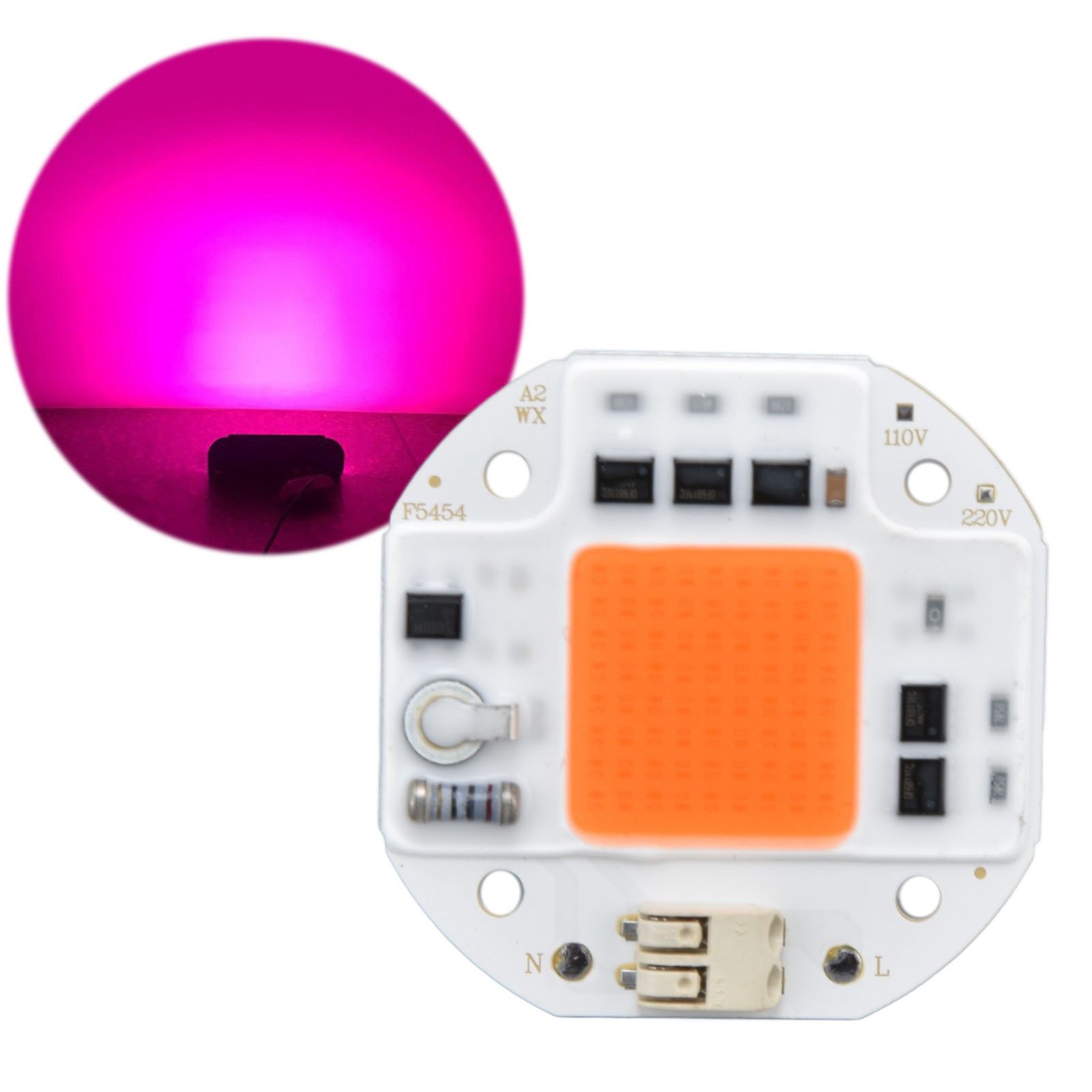 LED COB Chip Grow Light Bead LED Module 110V Full Spectrum 380‑800NM for DIY view 11