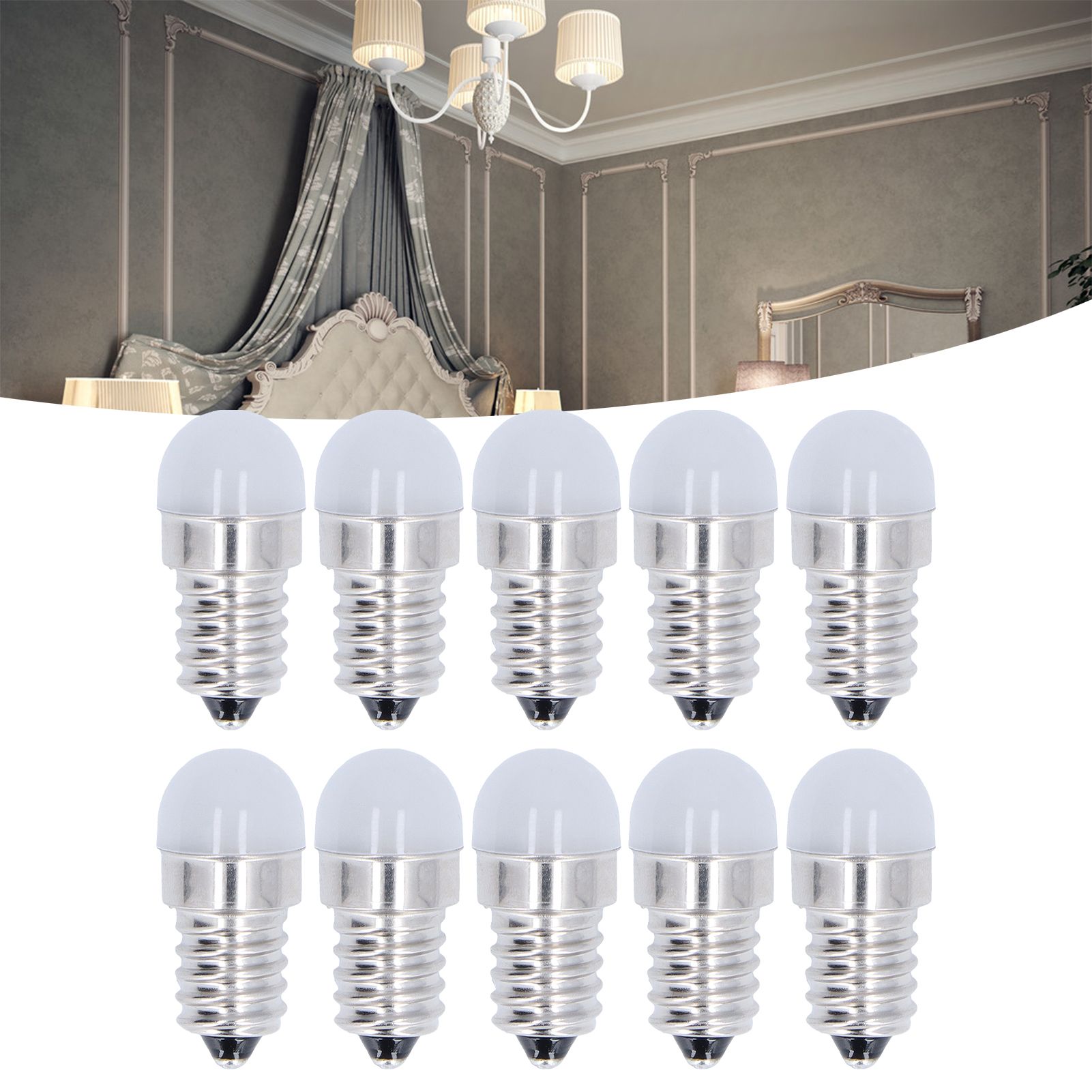 10pcs E14 Bulbs Energy Saving Warm White Light LED Small Bulbs for Ceiling view 11
