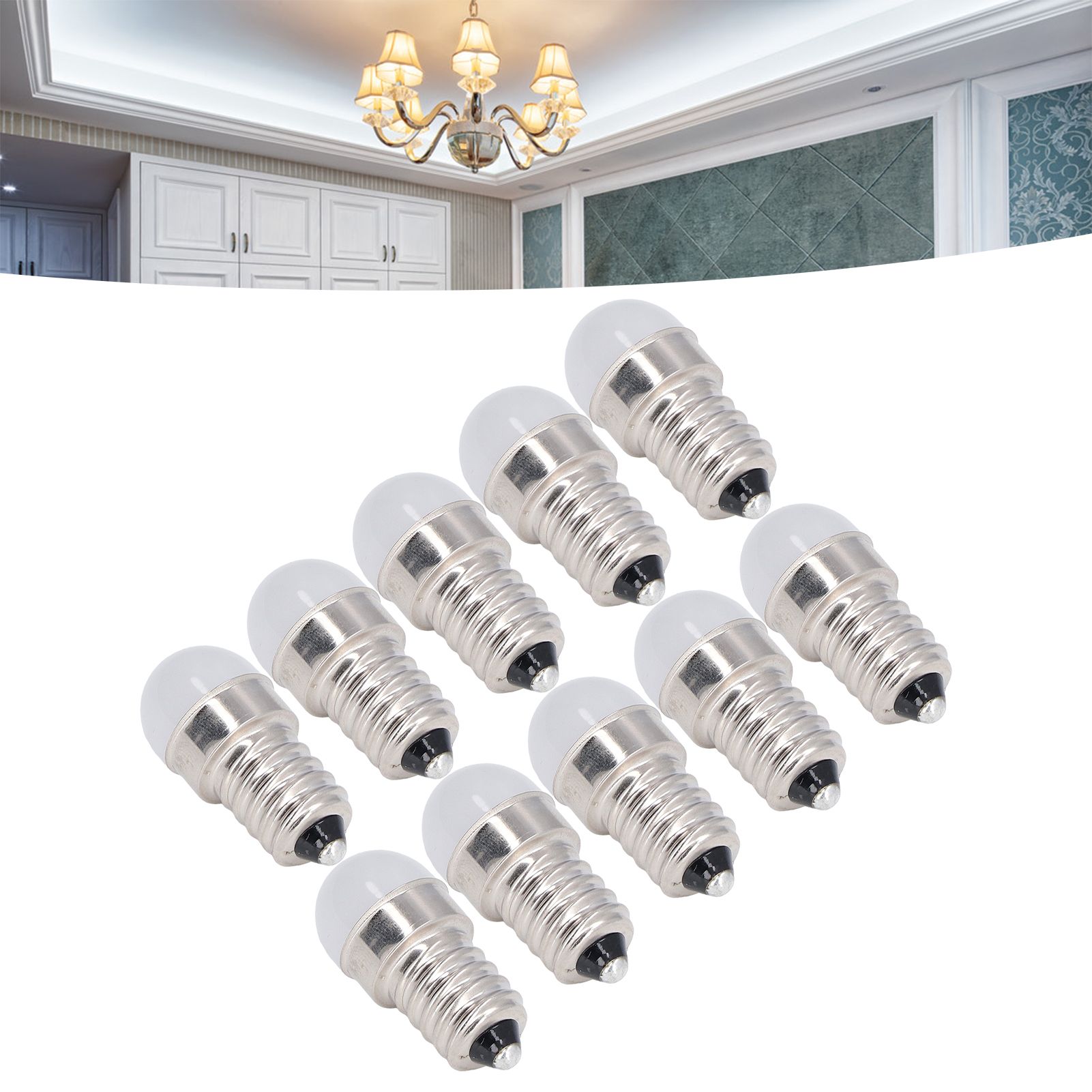 10pcs E14 Bulbs Energy Saving Warm White Light LED Small Bulbs for Ceiling view 12