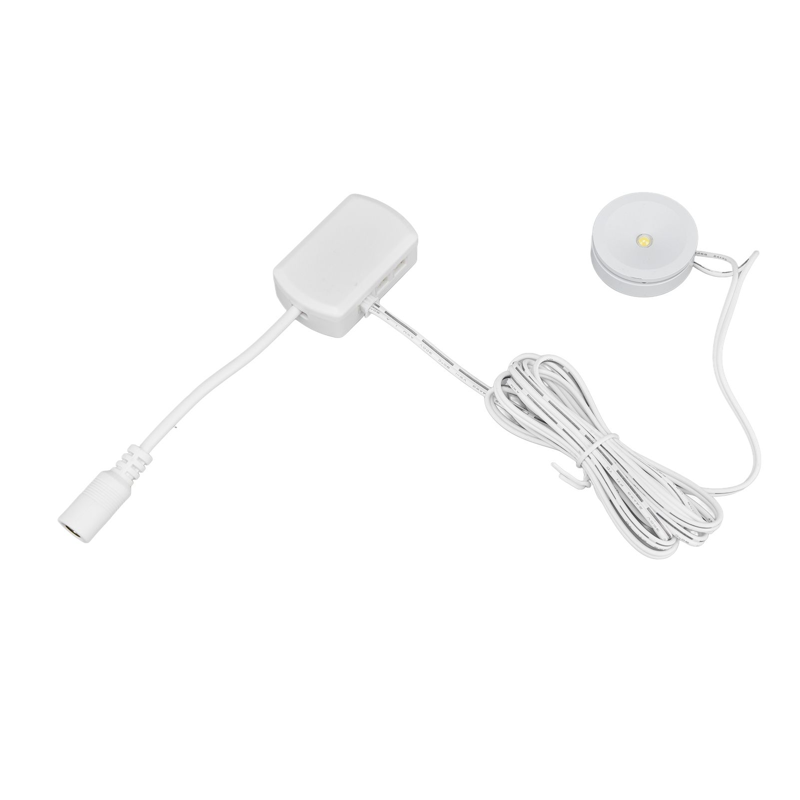 LED Under Cabinet Puck Lights Dimmable Ultra Thin Round Cabinet Light for view 2