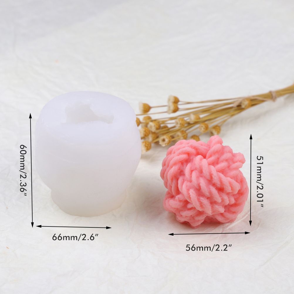 3D Silicone Candle Mould for DIY Candles Wax Soap Chocolate Crafts Ornaments view 2