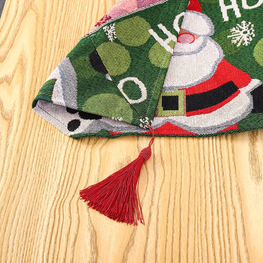 Christmas Table Runner Tablecloths Party Christmas Theme Table Cover New Year view 8
