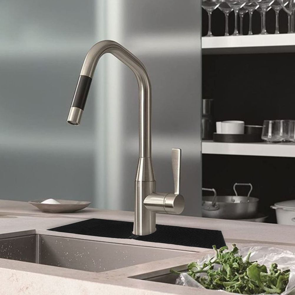 Faucet Absorbent Mat for Kitchen Sink Splash Guard Sink Water Splash Guard view 3