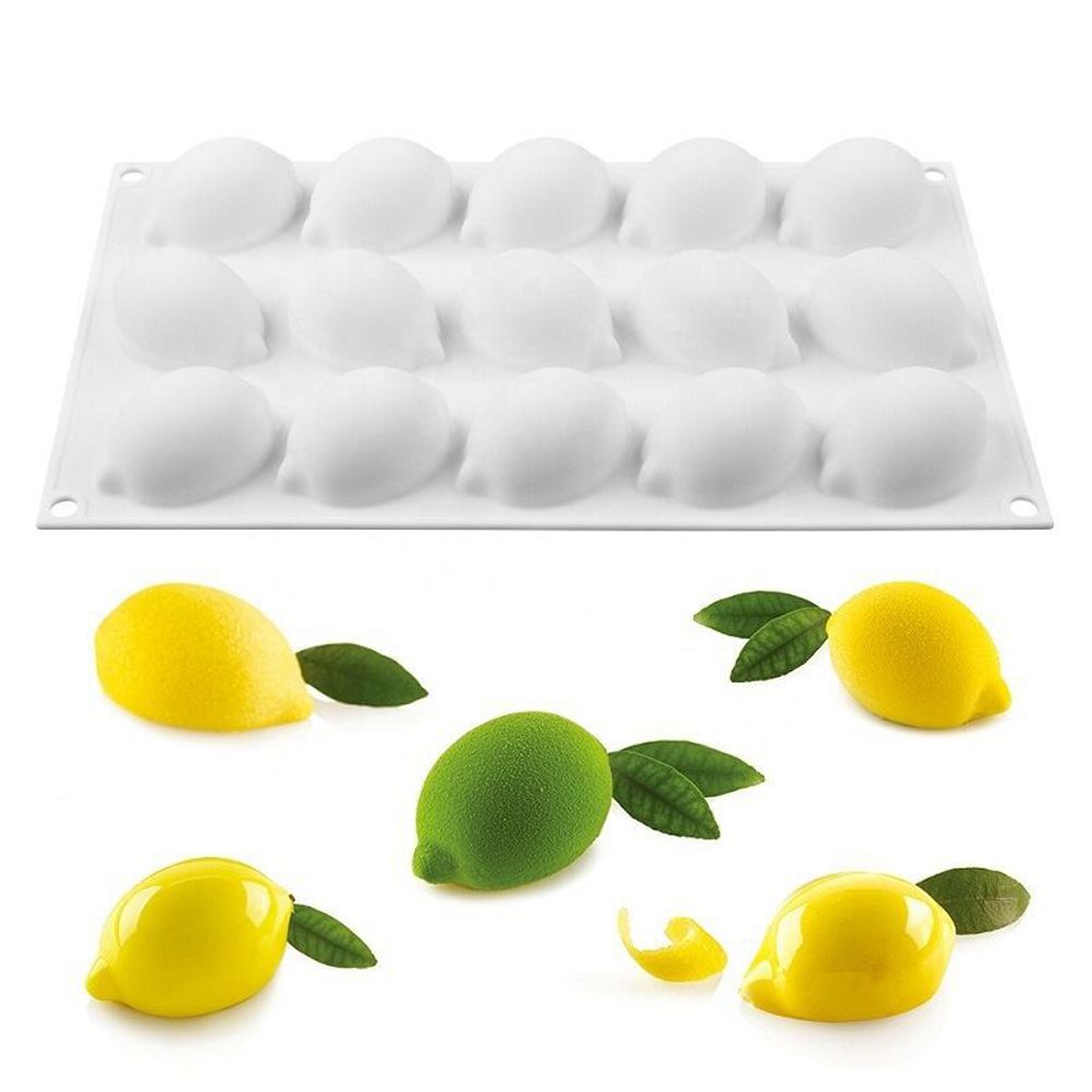 Lemon Silicone Mold Mousse Chocolate Molds for Homemade Soap Cake Pastry
