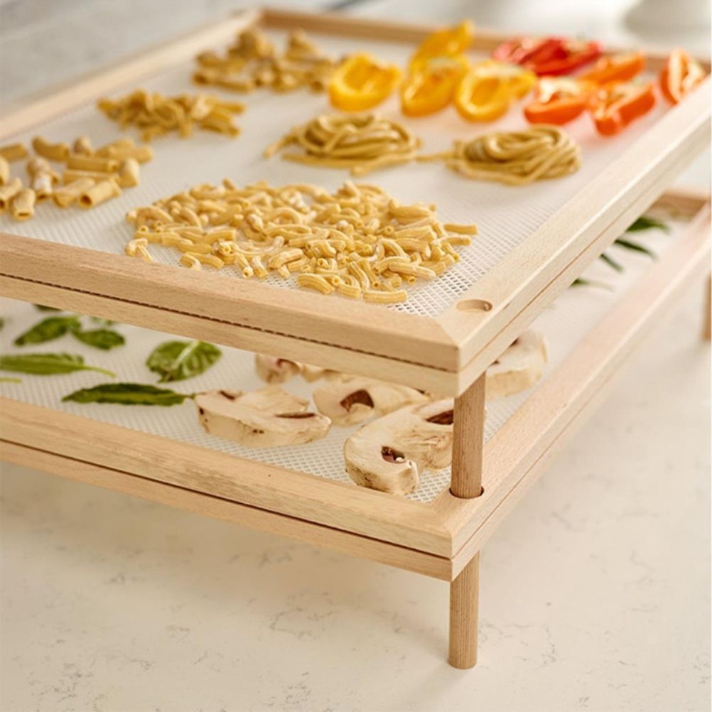 Pasta Drying Rack Herb Drying Rack Stackable Food Dryer for Household Kitchen view 5
