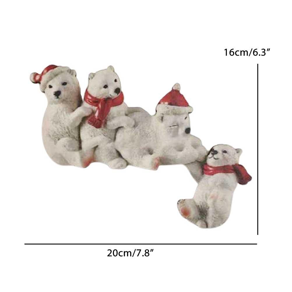 Christmas Door Frame Decoration Wooden Santa Claus Elk Xmas Decor for Home view 7
