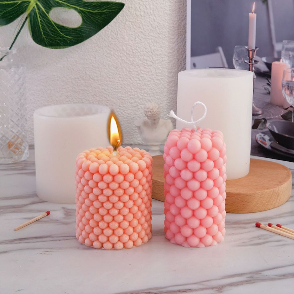 Bubble Candle Mould Silicone Mold Round Shape Candle Moulds 3D Bubble Silicone view 6