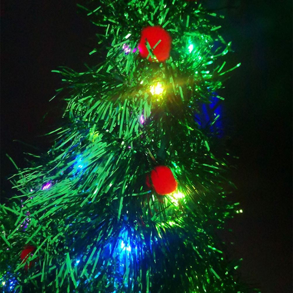 Luminous Christmas Tree Hat with Star for Christmas Party Fancy Dress Props view 6