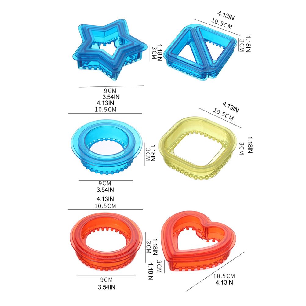 Square Sandwich Cutter Sealer Bread Decruster Pancake Maker DIY Cutters Bento view 2