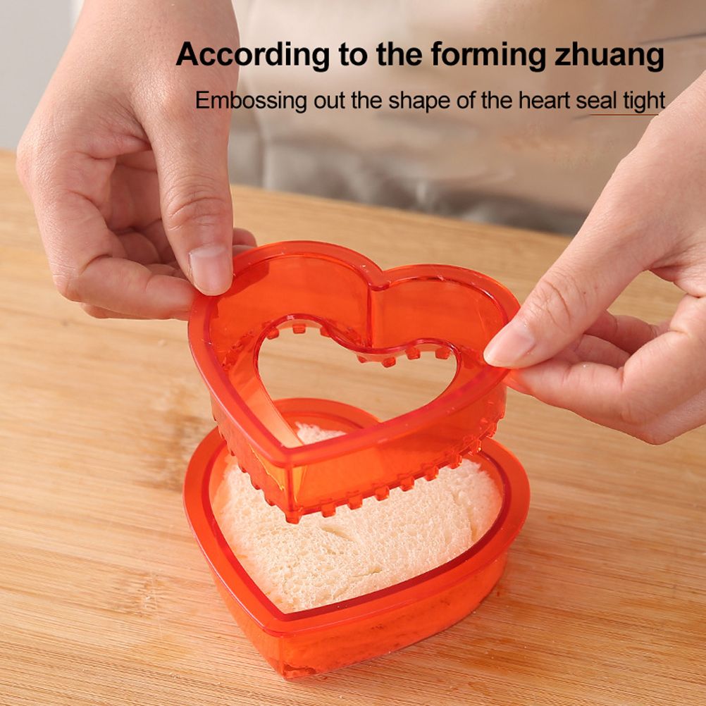 Square Sandwich Cutter Sealer Bread Decruster Pancake Maker DIY Cutters Bento view 11