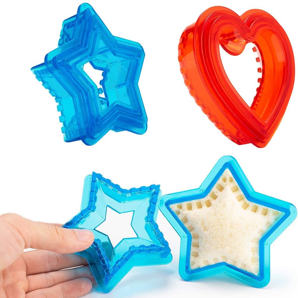 Square Sandwich Cutter Sealer Bread Decruster Pancake Maker DIY Cutters Bento view 15