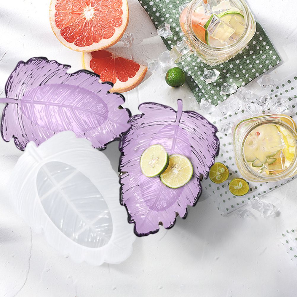 3 Pcs Leaves Silicone Mould Leaves Resin Casting Mould Tray Epoxy Resin Moulds view 9
