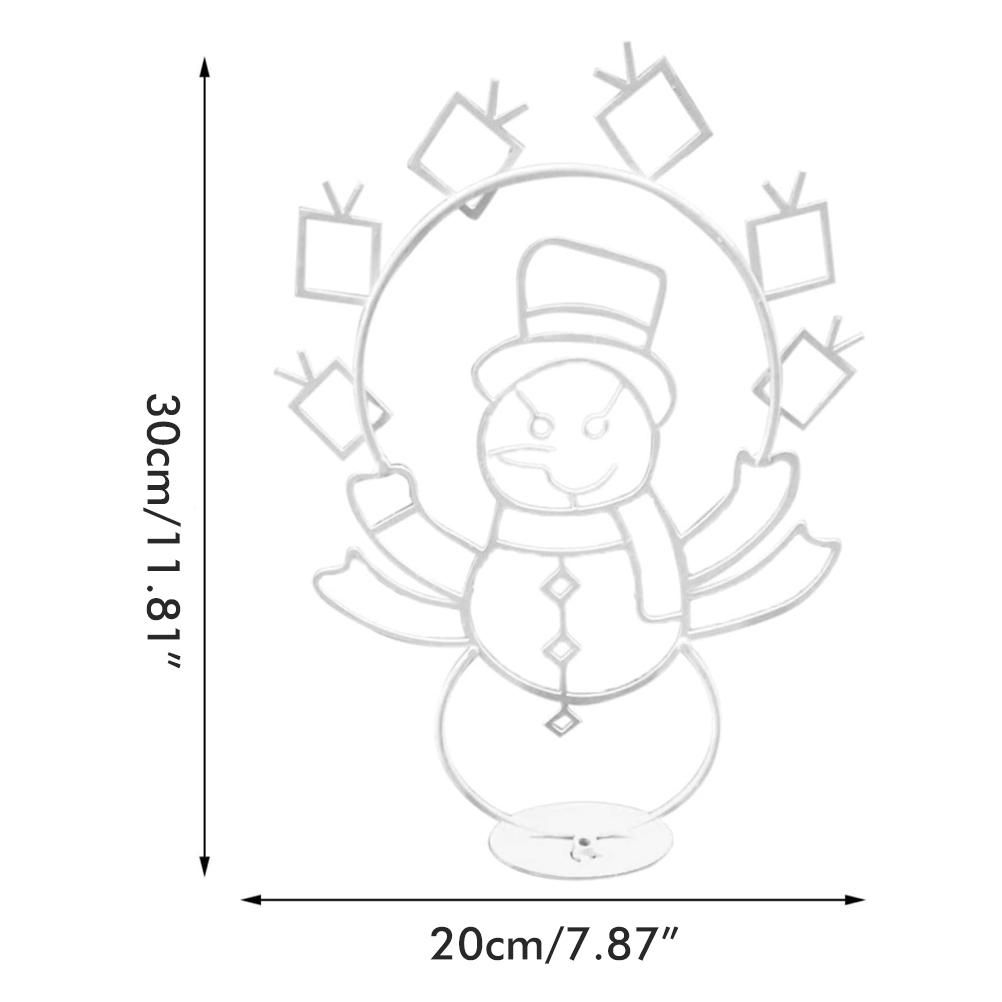 Christmas Fun Animated Ornaments Light String Garden Snow Glowing Decorative view 3