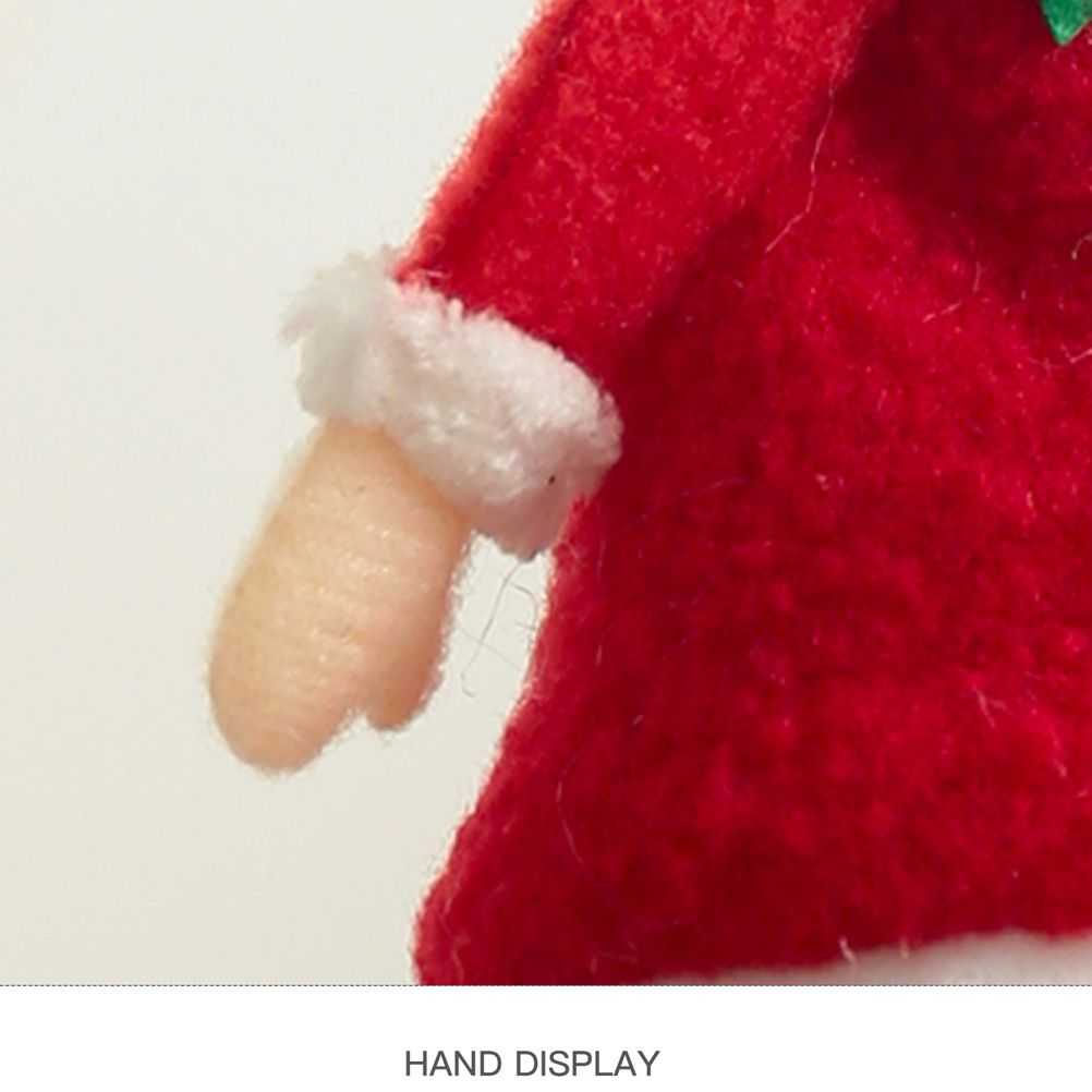 2 Pcs Christmas Elf Plush Dolls Christmas Tree Hanging Pendant Xmas Elf Soft view 8