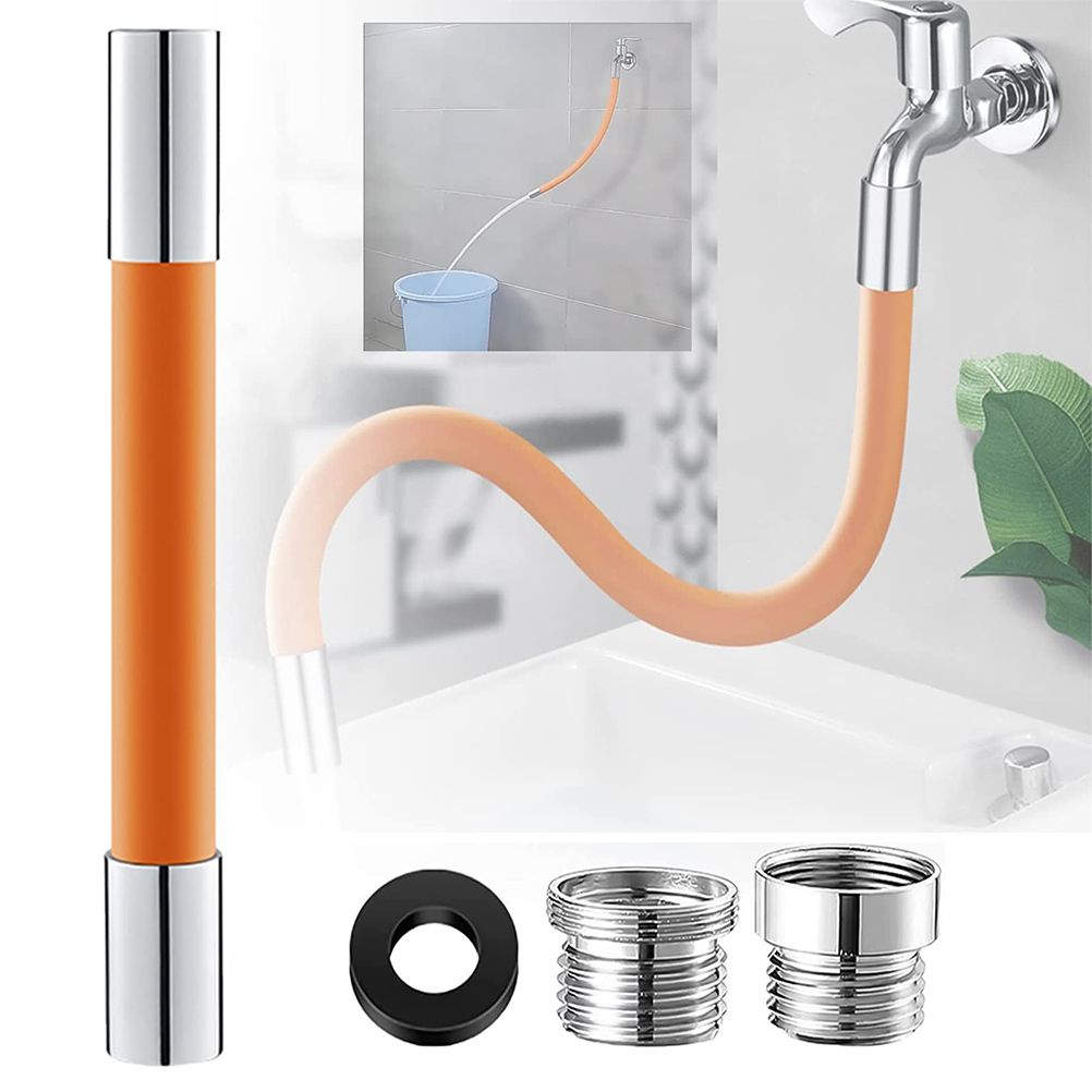 Universal Extension Tube with Connector 360° Free Bending Faucet Extender for view 8