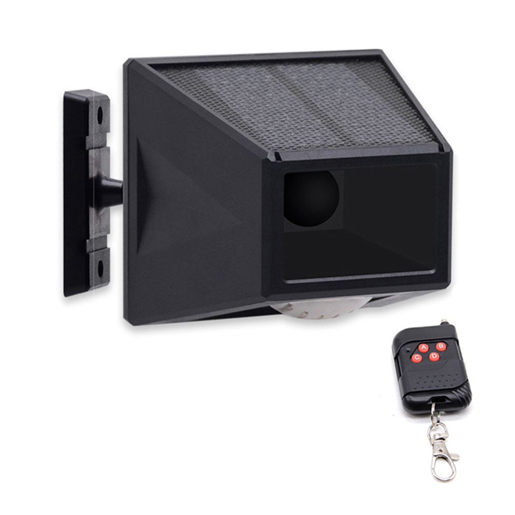 Solar Alarm Light with Motion Detector Outdoor Solar Strobe Light Remote