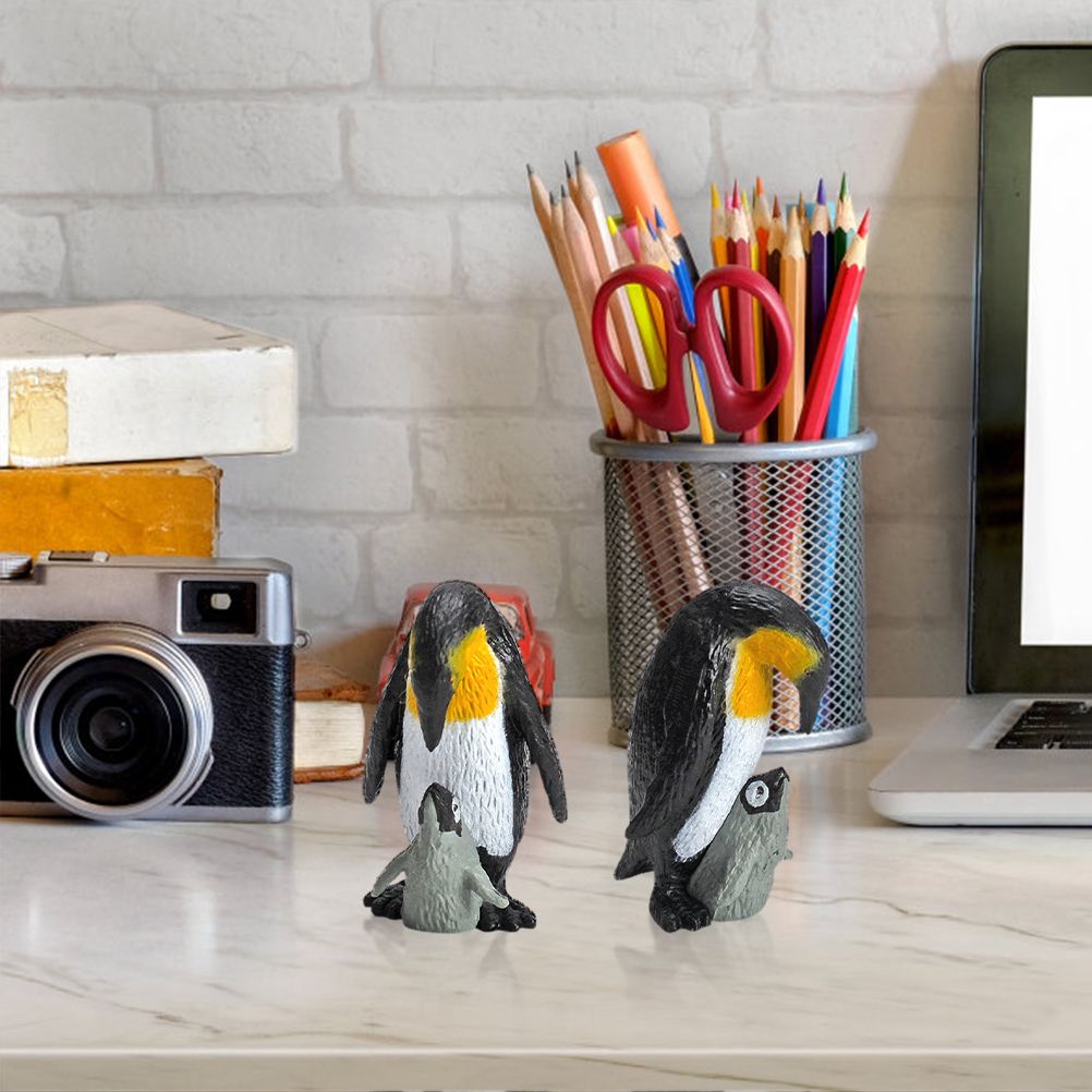 11PCS PVC Penguin Figurines Cute Simulation Ocean Animal Penguin Figure Model view 7