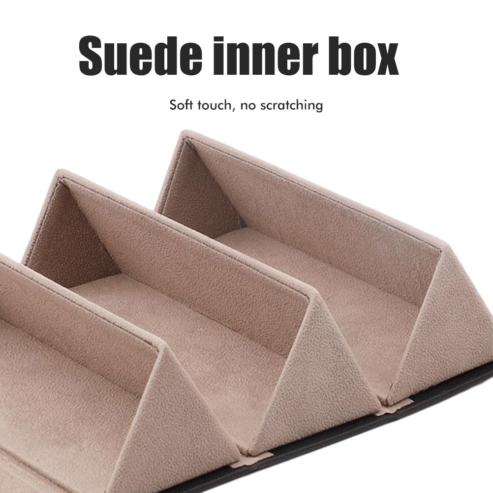 Multi Slot Sunglasses Organizer Foldable Glasses Jewelry Storage Box Portable view 9