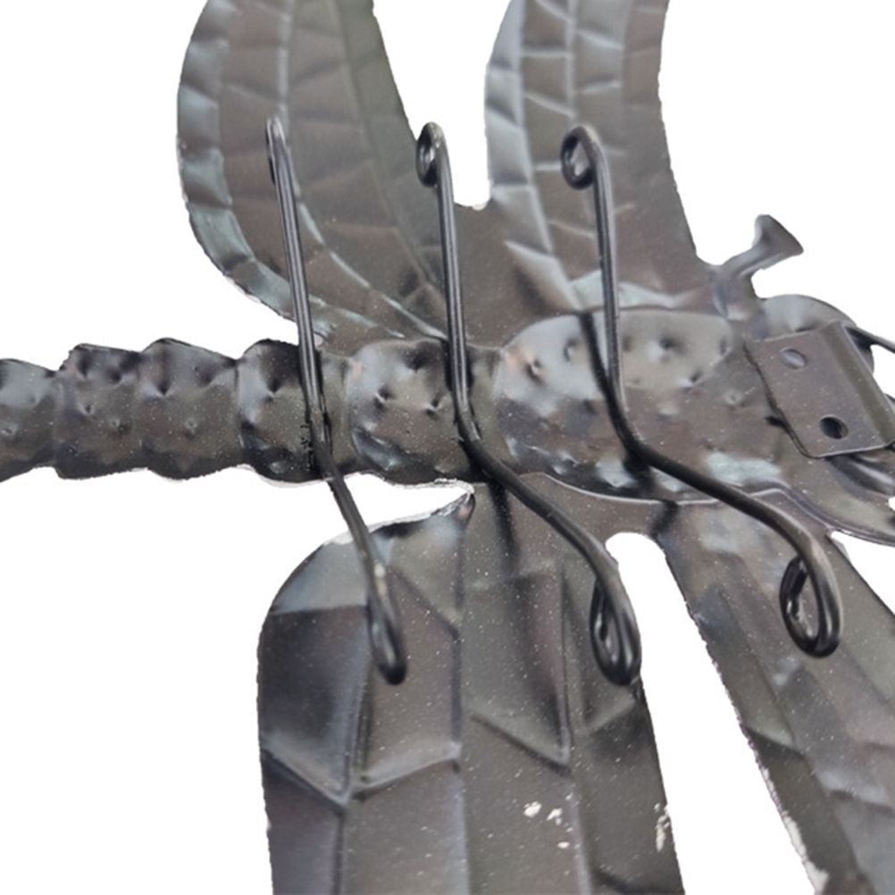 Wrought Iron Dragonfly Wall Hanging Courtyard Garden Porch Home Wall Balcony view 6