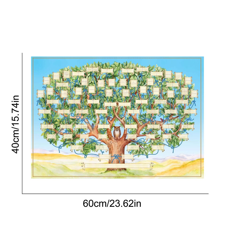 Family Tree Chart Family Tree Diagram 6 Generation Fillable Ancestry Chart DIY view 2