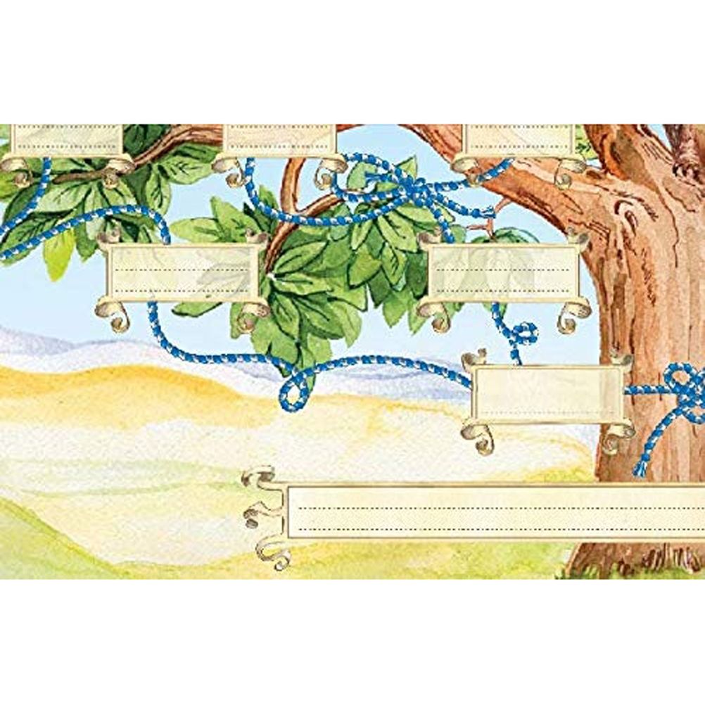 Family Tree Chart Family Tree Diagram 6 Generation Fillable Ancestry Chart DIY view 6