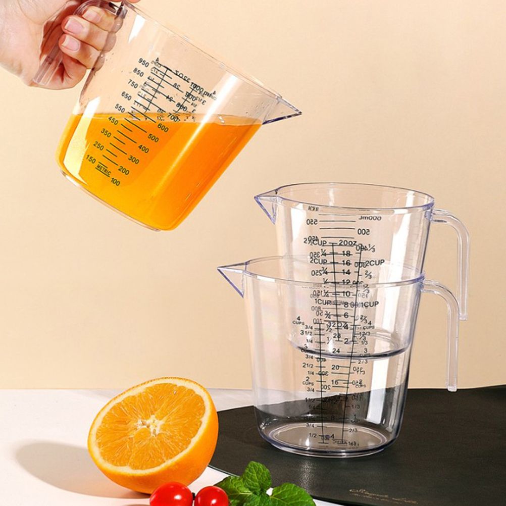Plastic Measuring Jug 600ml Large Beaker Measuring Cups Graduated Jugs view 6