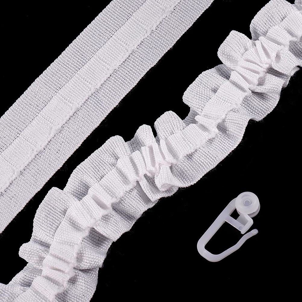 Curtain Tape Curtain Accessory Reusable Curtain Ruffle Tape Curtain Drawstring view 3