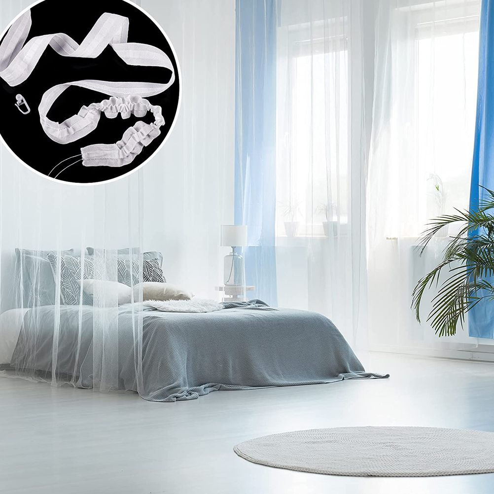 Curtain Tape Curtain Accessory Reusable Curtain Ruffle Tape Curtain Drawstring view 6