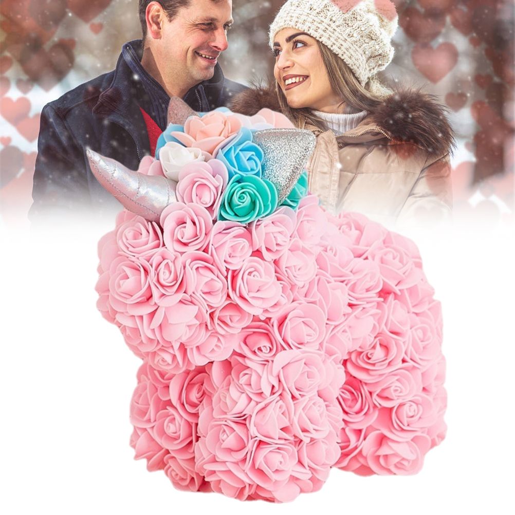 Valentine's Day Gift Rose PE Flower Gift for Girlfriend Home Christmas Decorations view 10