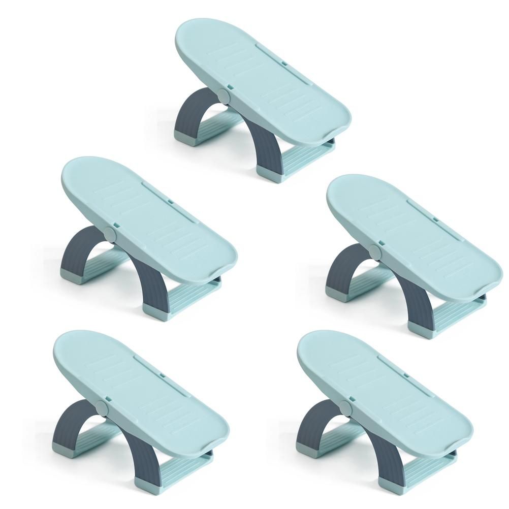 5pcs/set Adjustable Shoe Organizer Double Layer Shoe Stacker Space Saving Home