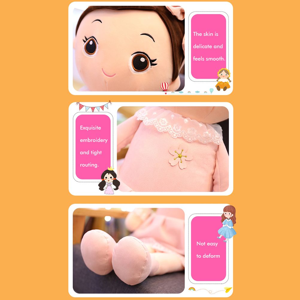 40cm Cute Rag Dolls Exquisite Rag Doll Toy Girls Sleeping Toy Soft Rag Doll view 3