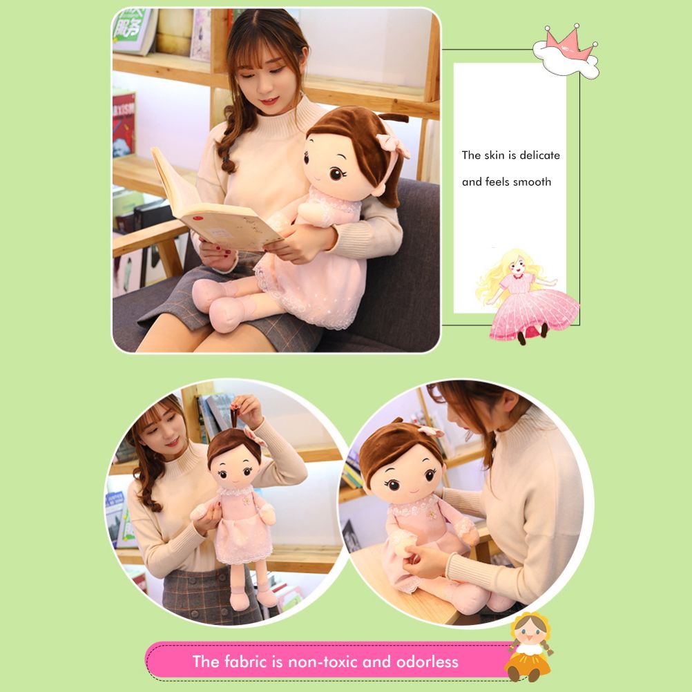 40cm Cute Rag Dolls Exquisite Rag Doll Toy Girls Sleeping Toy Soft Rag Doll view 4