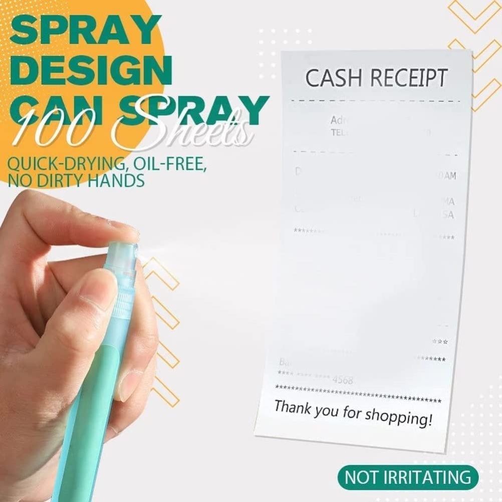 Thermal Sensitive Paper Correction Spray Portable Information Coverage Fluid