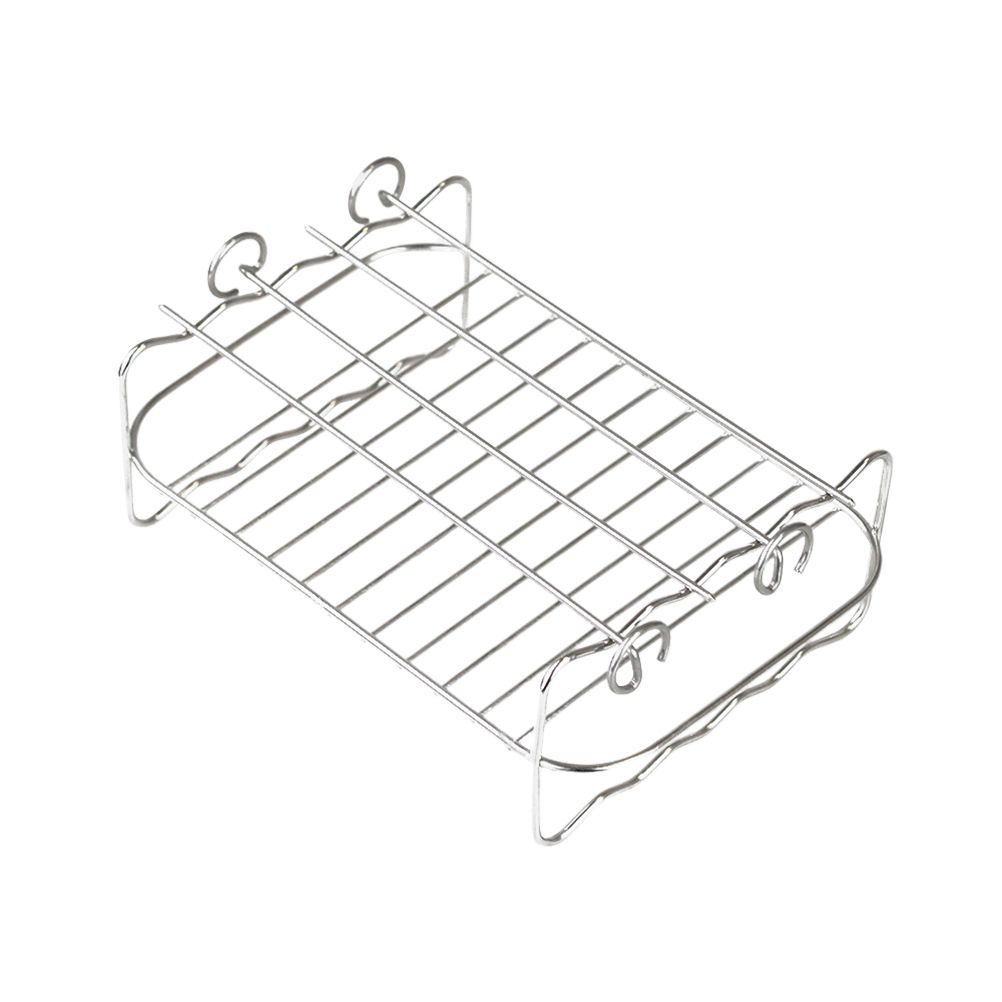2Pcs Air Fryer Rack 304 Stainless Steel Dehydrator Rack with 4 Barbecue Sticks view 6