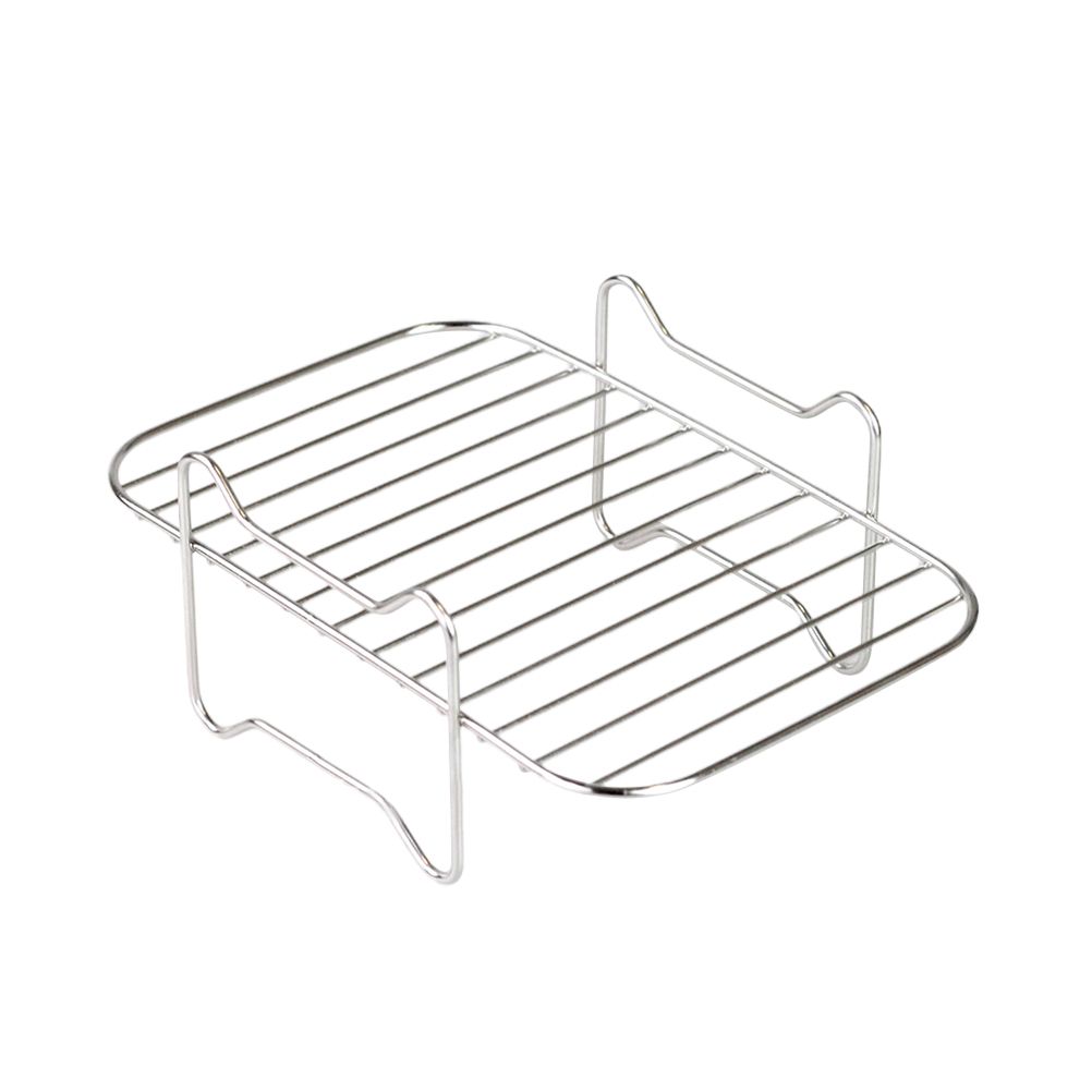 2Pcs Air Fryer Rack 304 Stainless Steel Dehydrator Rack with 4 Barbecue Sticks view 8