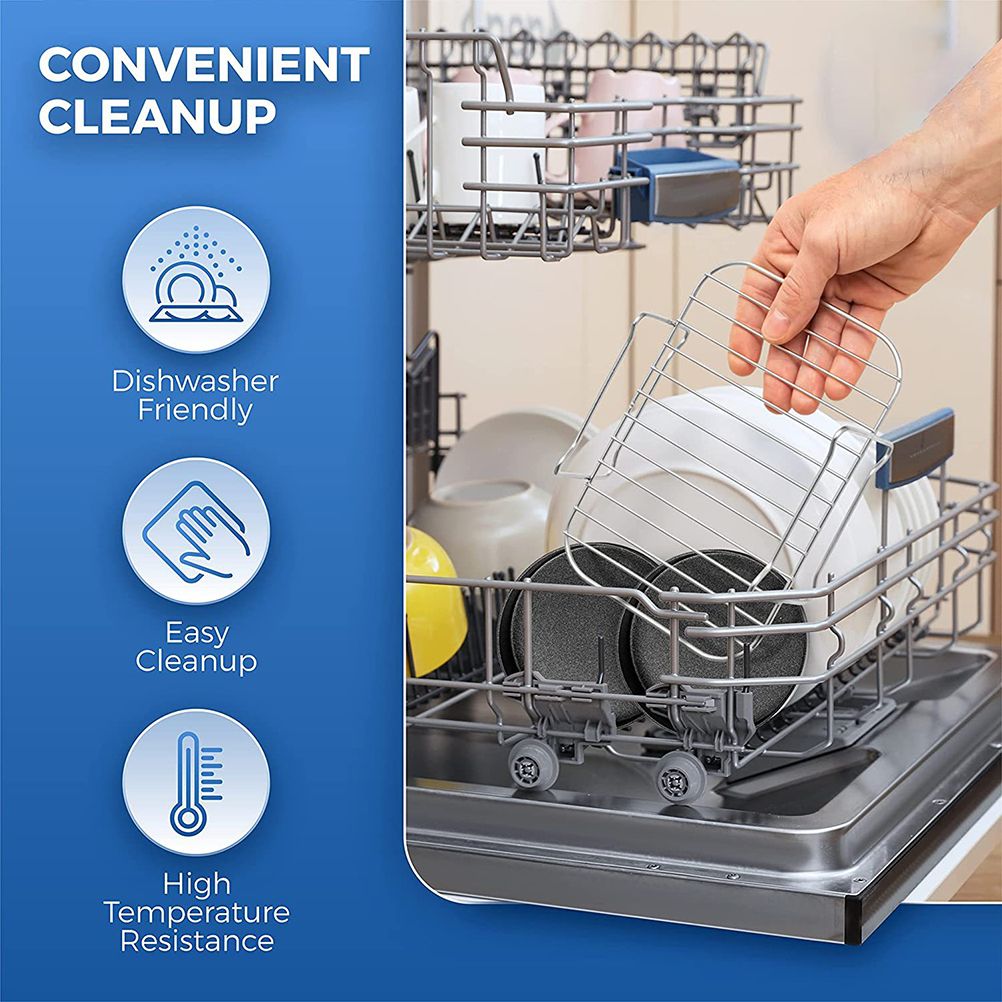 2Pcs Air Fryer Rack 304 Stainless Steel Dehydrator Rack with 4 Barbecue Sticks view 11