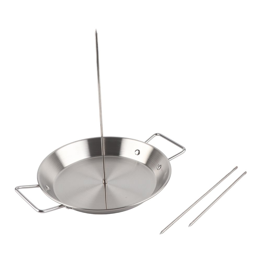 Vertical Skewer for Grill Brazilian Vertical Spit Stand Stainless Steel view 2