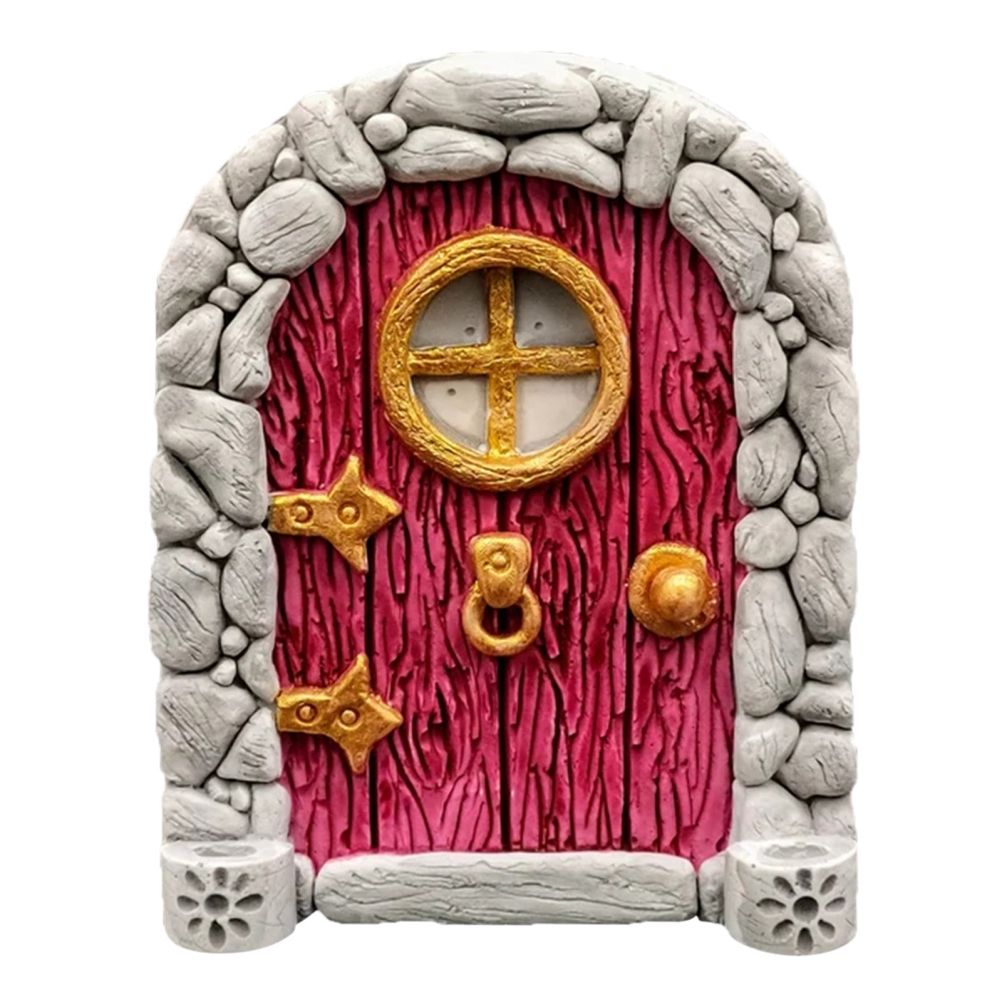 Fairy Door for Trees Miniature Fairy Garden Outdoor Decor Accessories Yard Art — image 1
