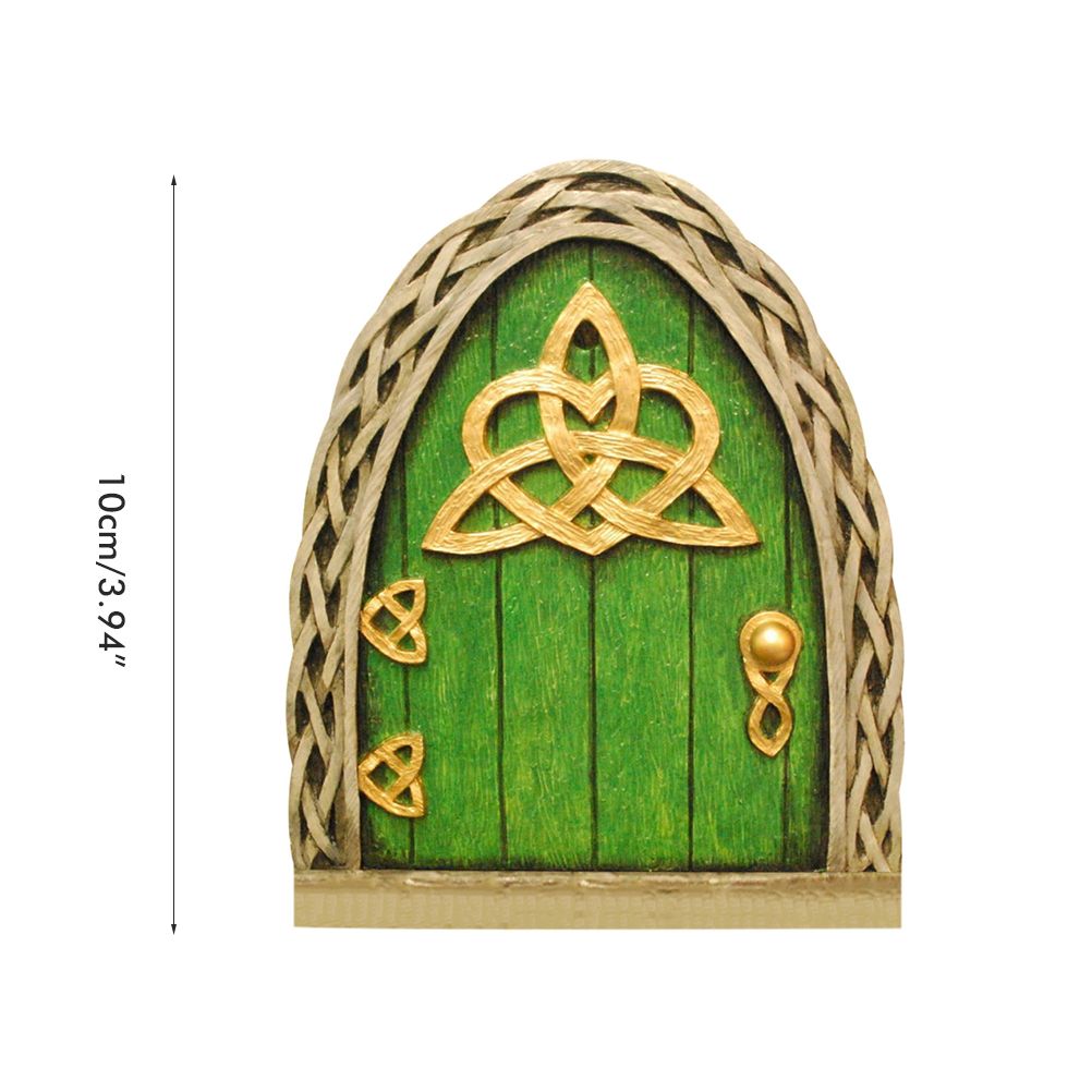 Fairy Door for Trees Miniature Fairy Garden Outdoor Decor Accessories Yard Art view 2