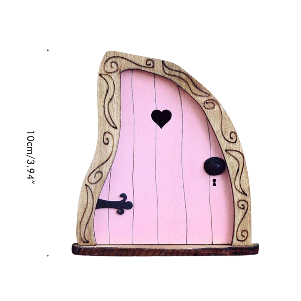 Fairy Door for Trees Miniature Fairy Garden Outdoor Decor Accessories Yard Art view 2