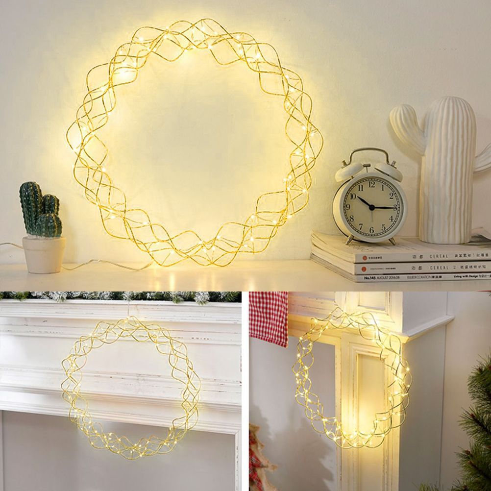 LED String Lights Round Battery Fairy Lights for Home Garden Window Wedding view 2