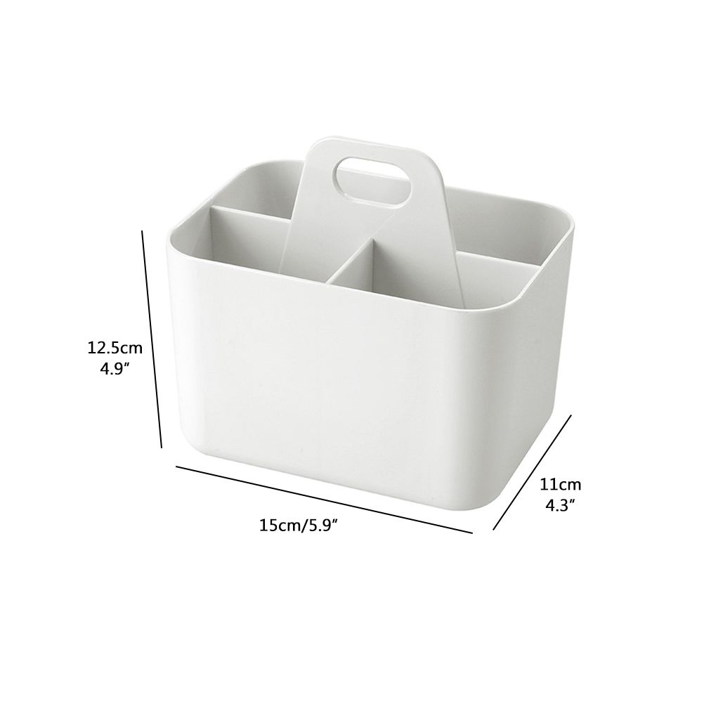 Shower Caddy with Compartments Desktop Organizer Divided Shower Organizer view 2