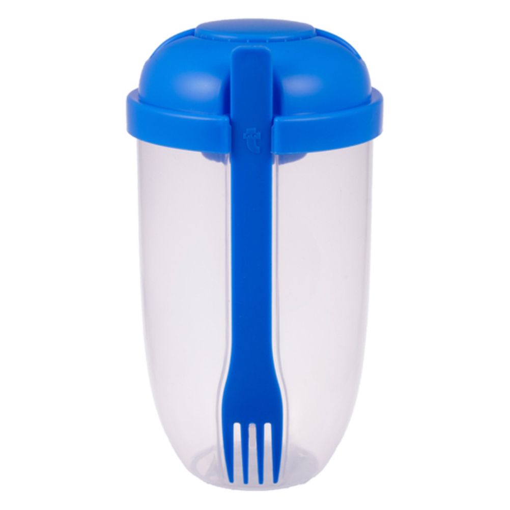 Fresh Salad Container Serving Cup with Dressing Container Fork Portable