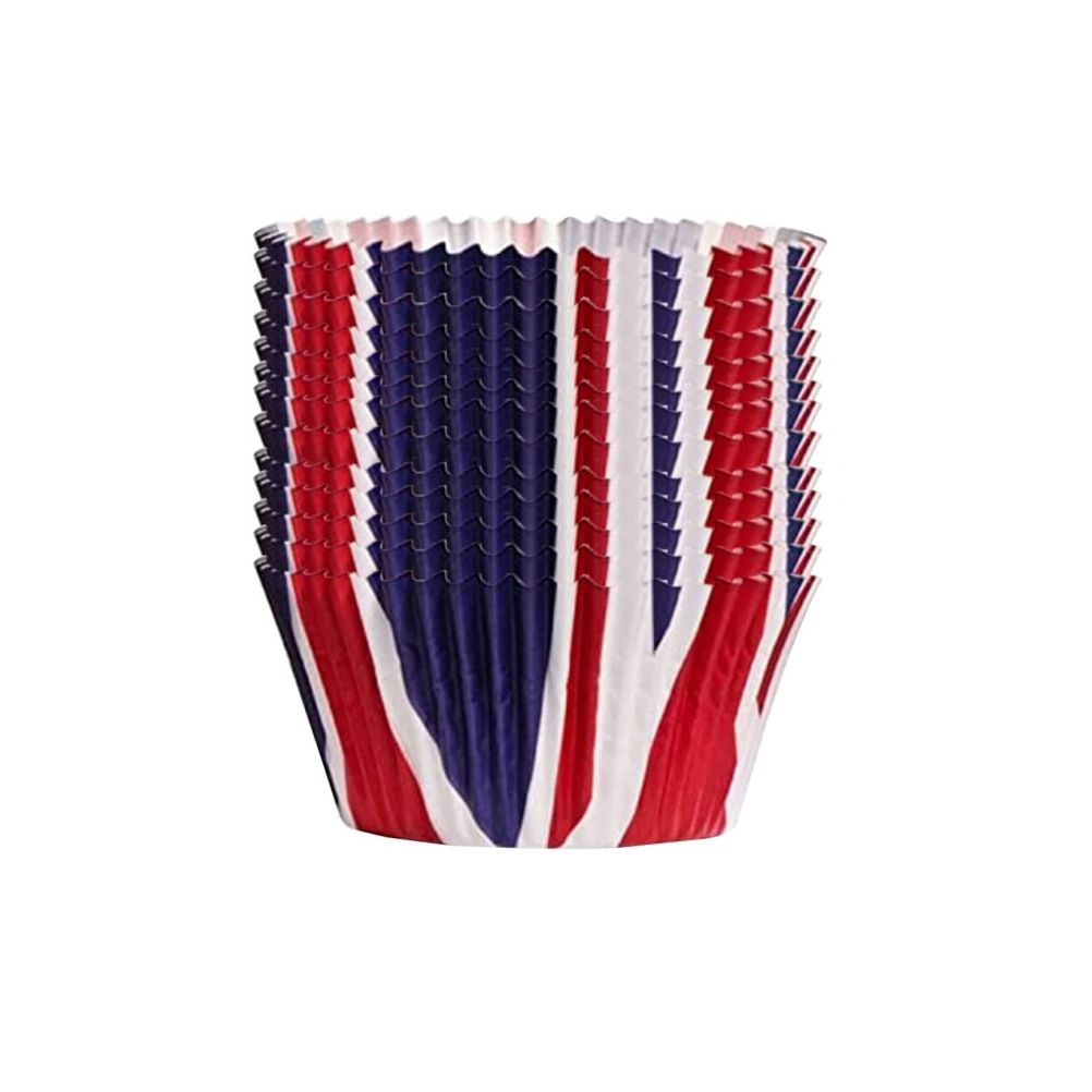 200Pcs Union Jack Mini Paper Baking Cups Cupcake Liners Cupcake Wrappers for view 7