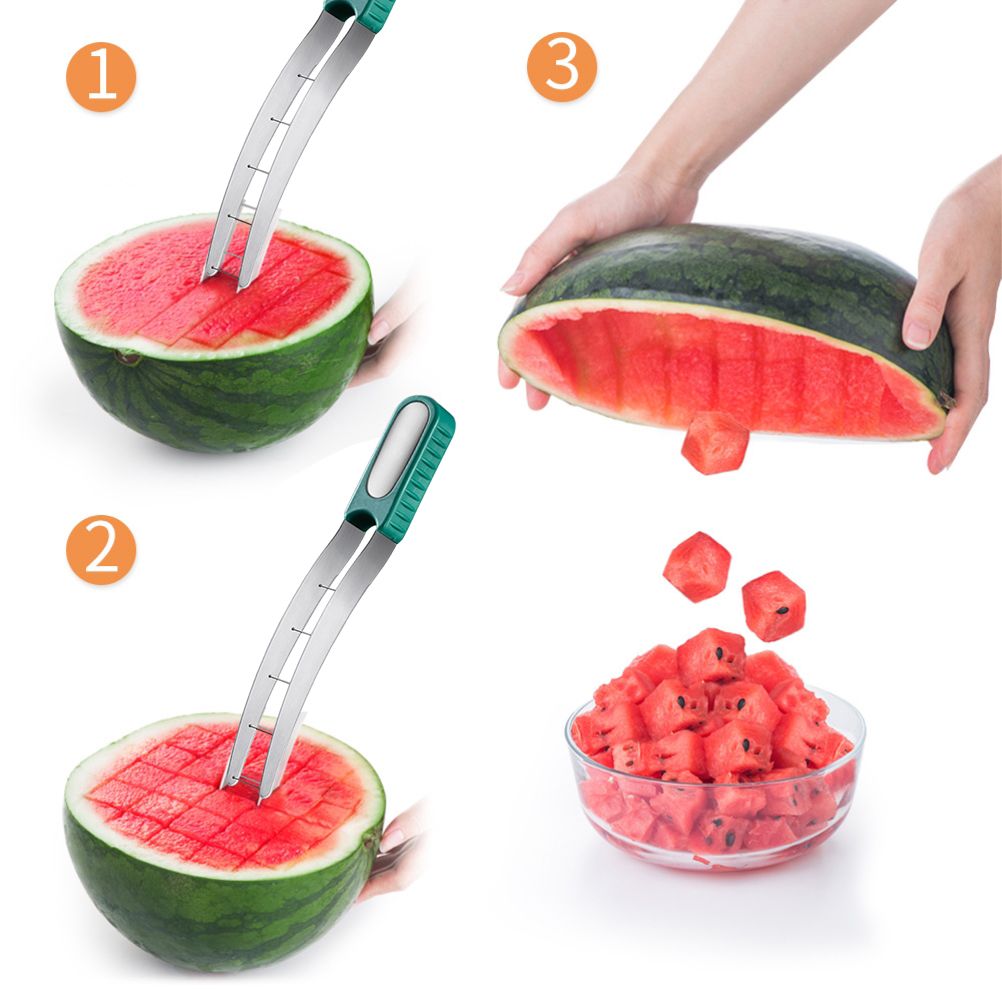 Watermelon Cutter Grater 304 Stainless Steel Watermelon Cube Cutter Fruit view 10