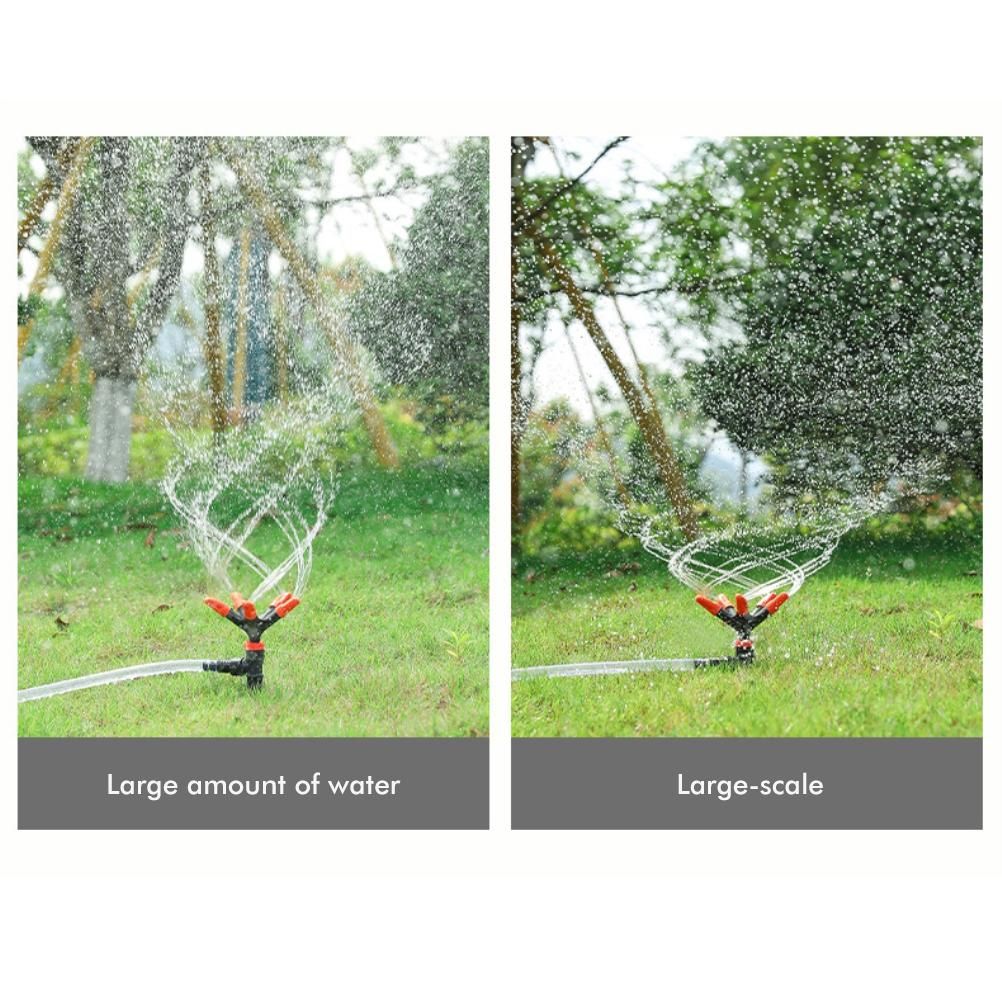 Garden Sprinkler 360°Automatic Rotating Lawn Sprinklers Water Sprinkler for view 2