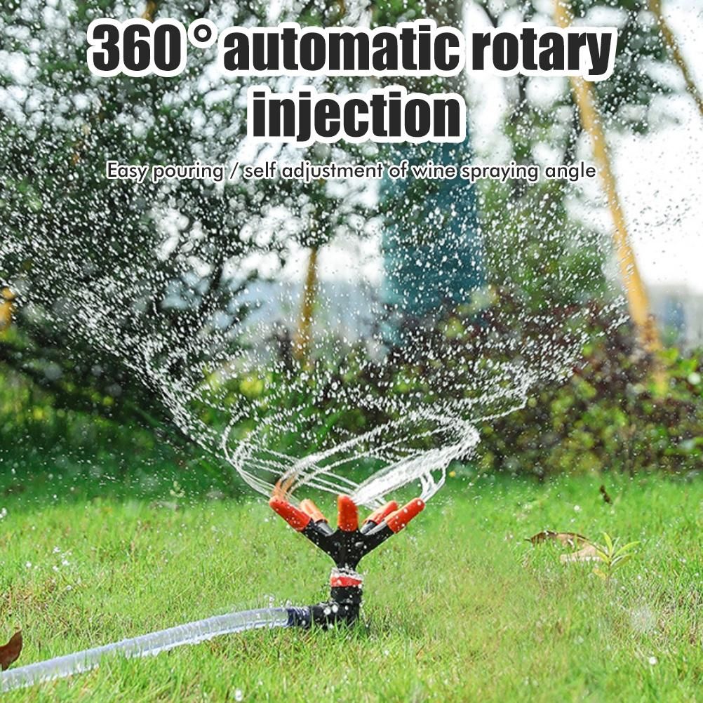 Garden Sprinkler 360°Automatic Rotating Lawn Sprinklers Water Sprinkler for view 5