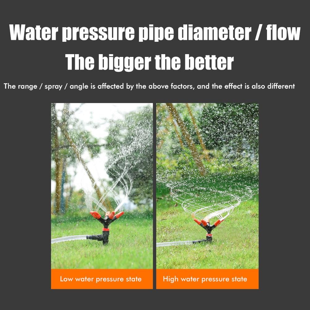 Garden Sprinkler 360°Automatic Rotating Lawn Sprinklers Water Sprinkler for view 7