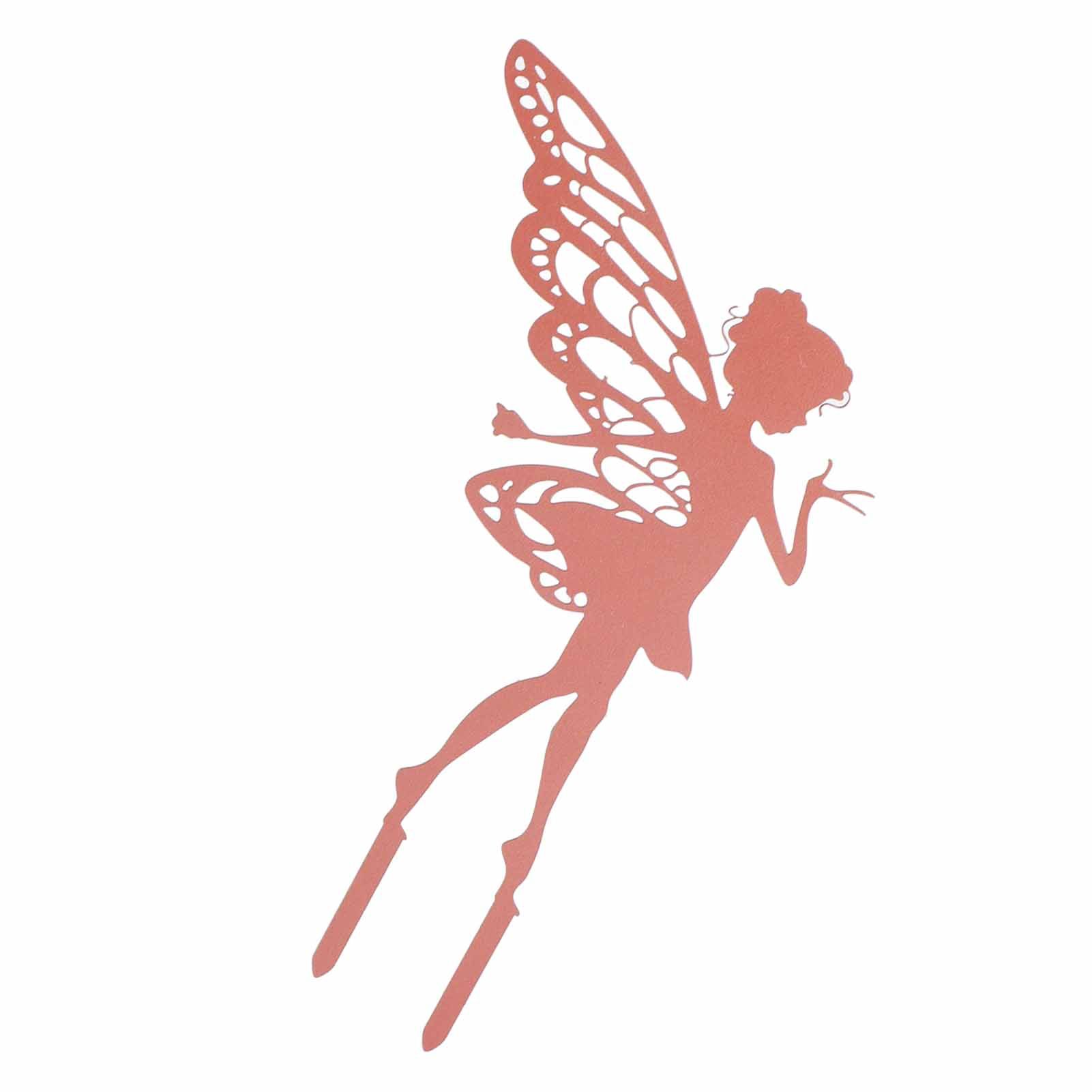 Decorative Garden Stakes Fairy Silhouette Metal Yard Stakes Arts Outdoor view 2