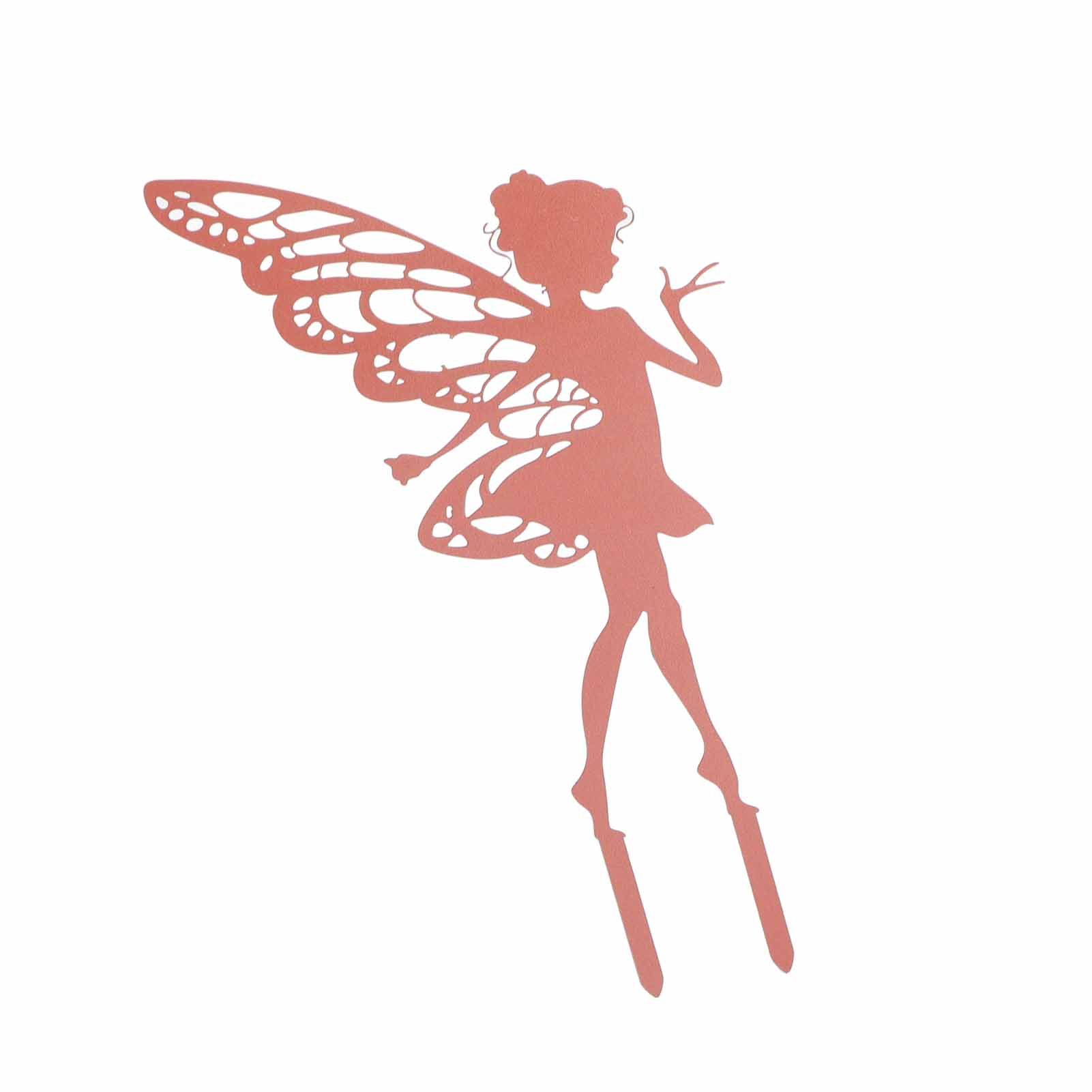 Decorative Garden Stakes Fairy Silhouette Metal Yard Stakes Arts Outdoor view 3